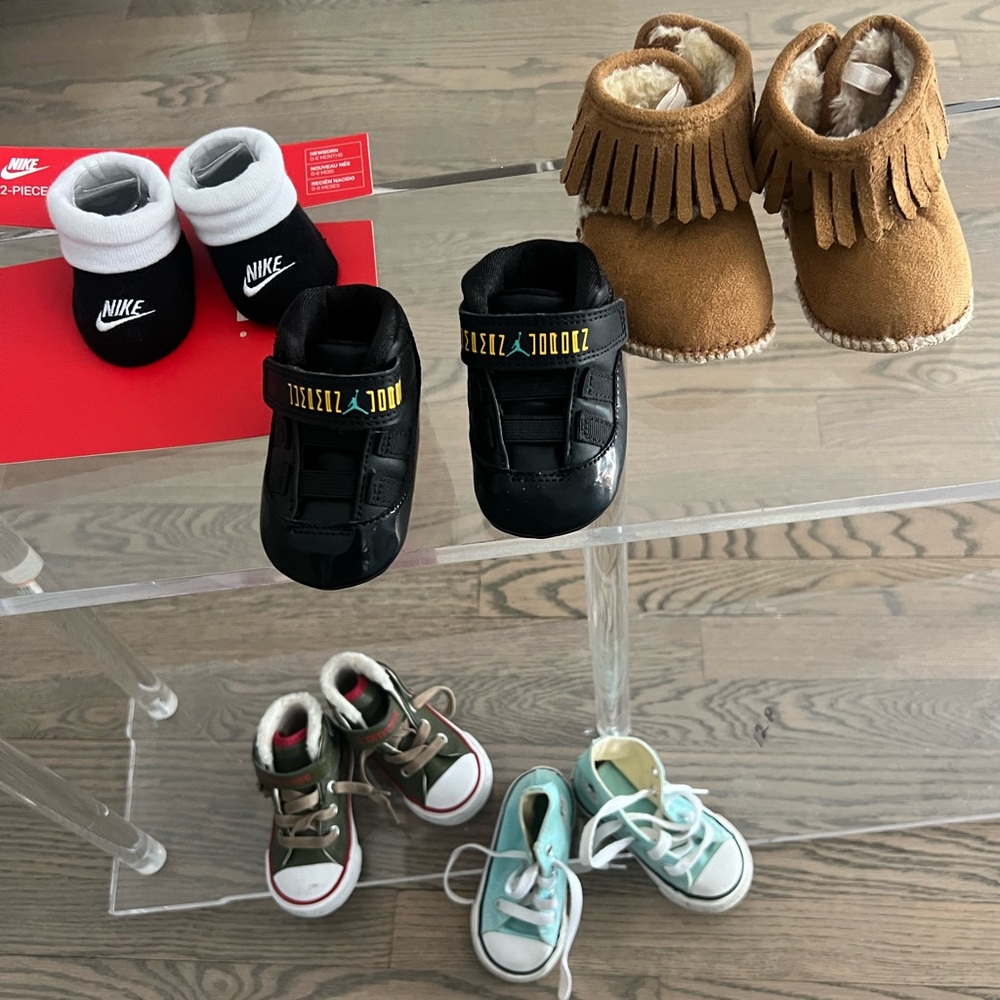 Baby Boy Converse Lot of 5